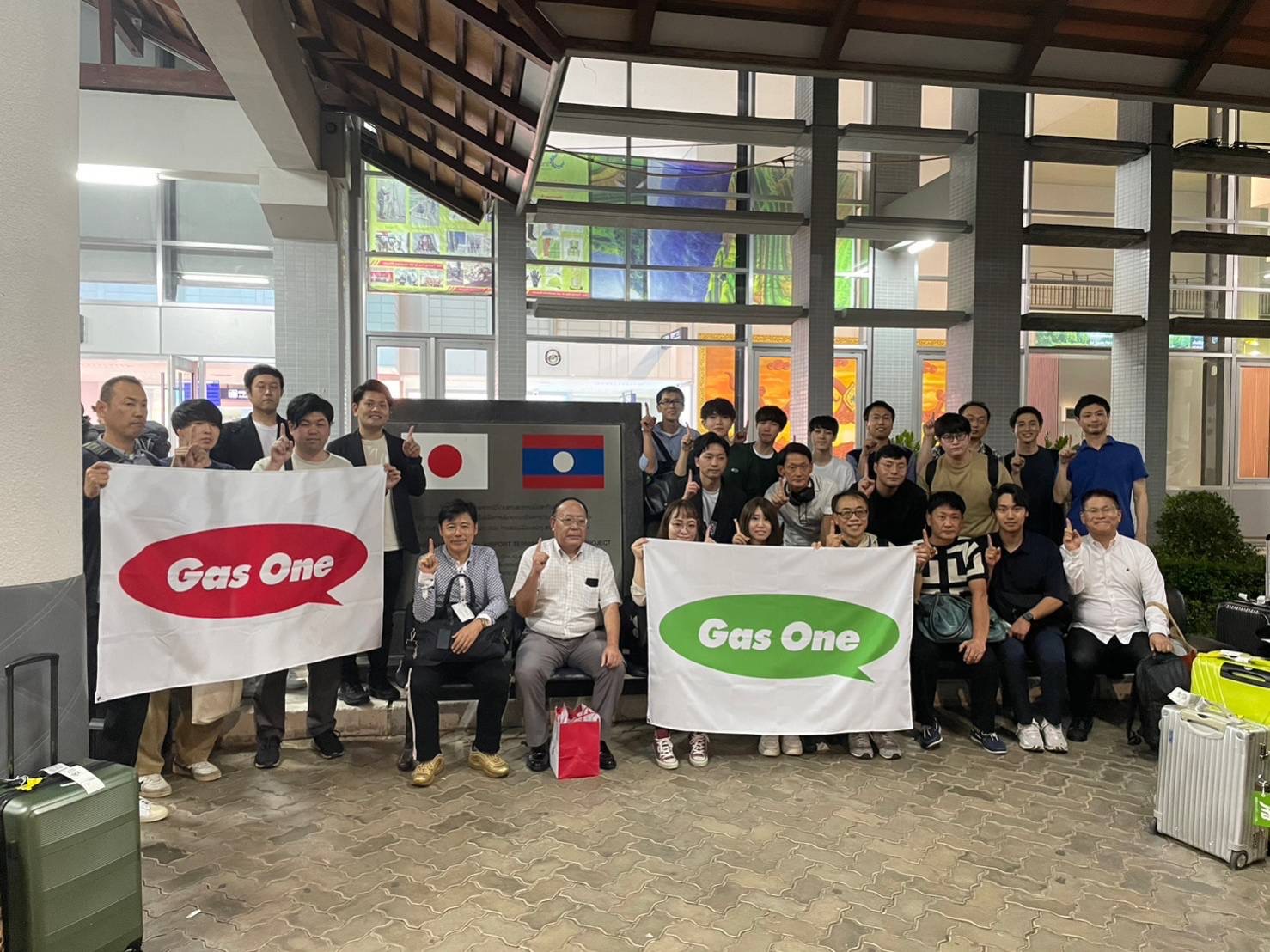 Excellent Employees from Saisan Co.,Ltd. from Japan visit Gas One Lao Co., Ltd. (17-20 October 2023)