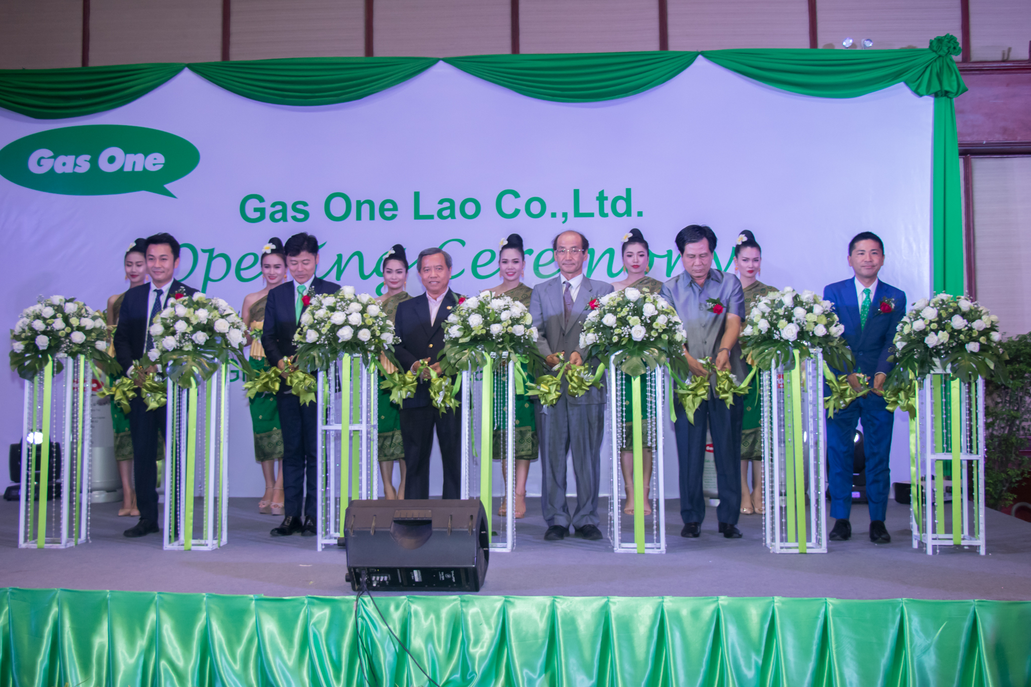 Gas One Lao Co., Ltd.　Grand Opening Ceremony